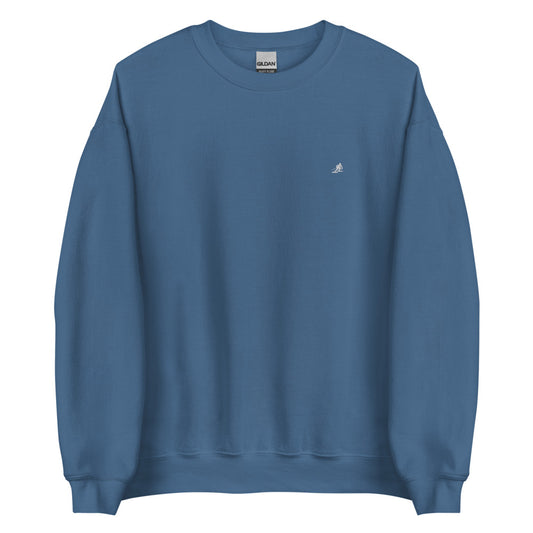 White Embroidered Powder Sweatshirt LW