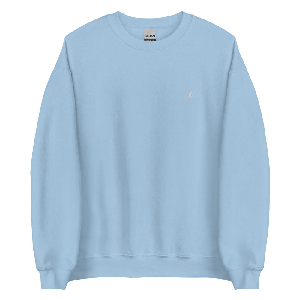 White Embroidered Powder Sweatshirt LW