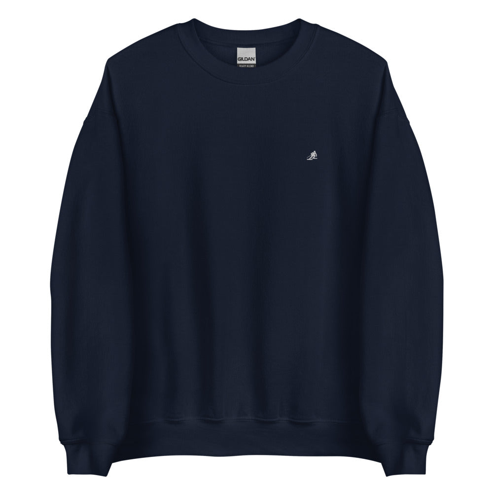 White Embroidered Powder Sweatshirt DW