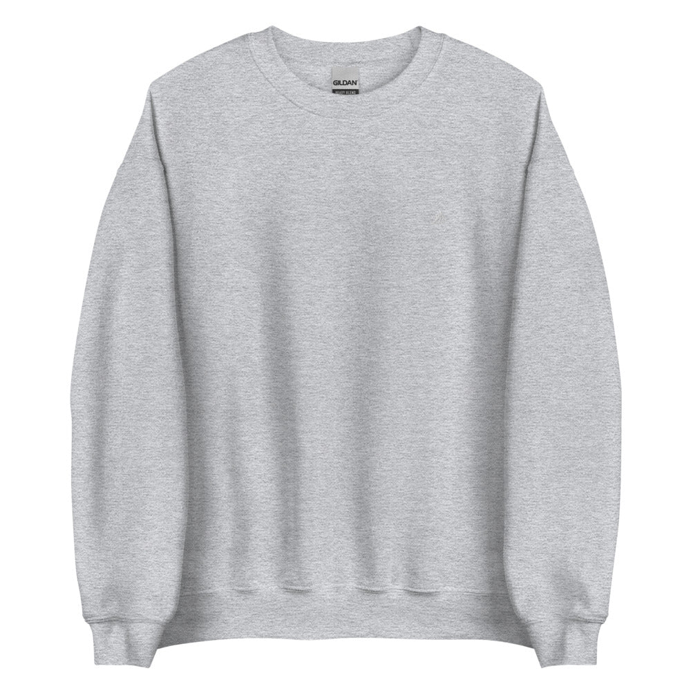 White Embroidered Powder Sweatshirt LW