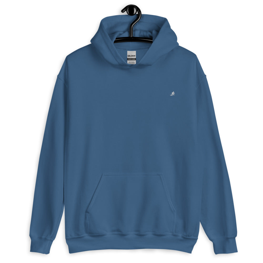 White Embroidered Powder Hoodie DW